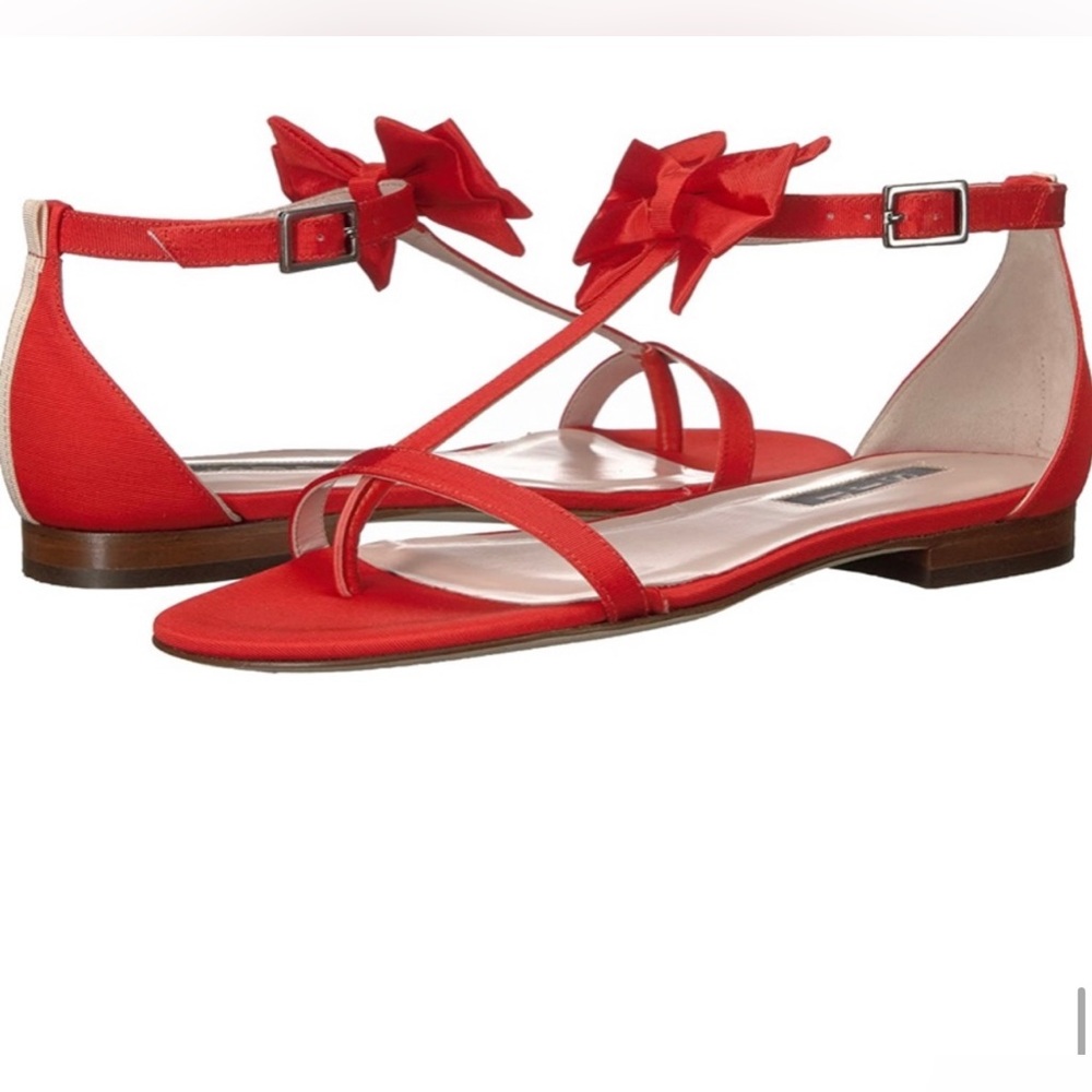 SJP Sarah Jessica Parker Tots Grosgrain Dress Sandal EUC Size 39! Used:)